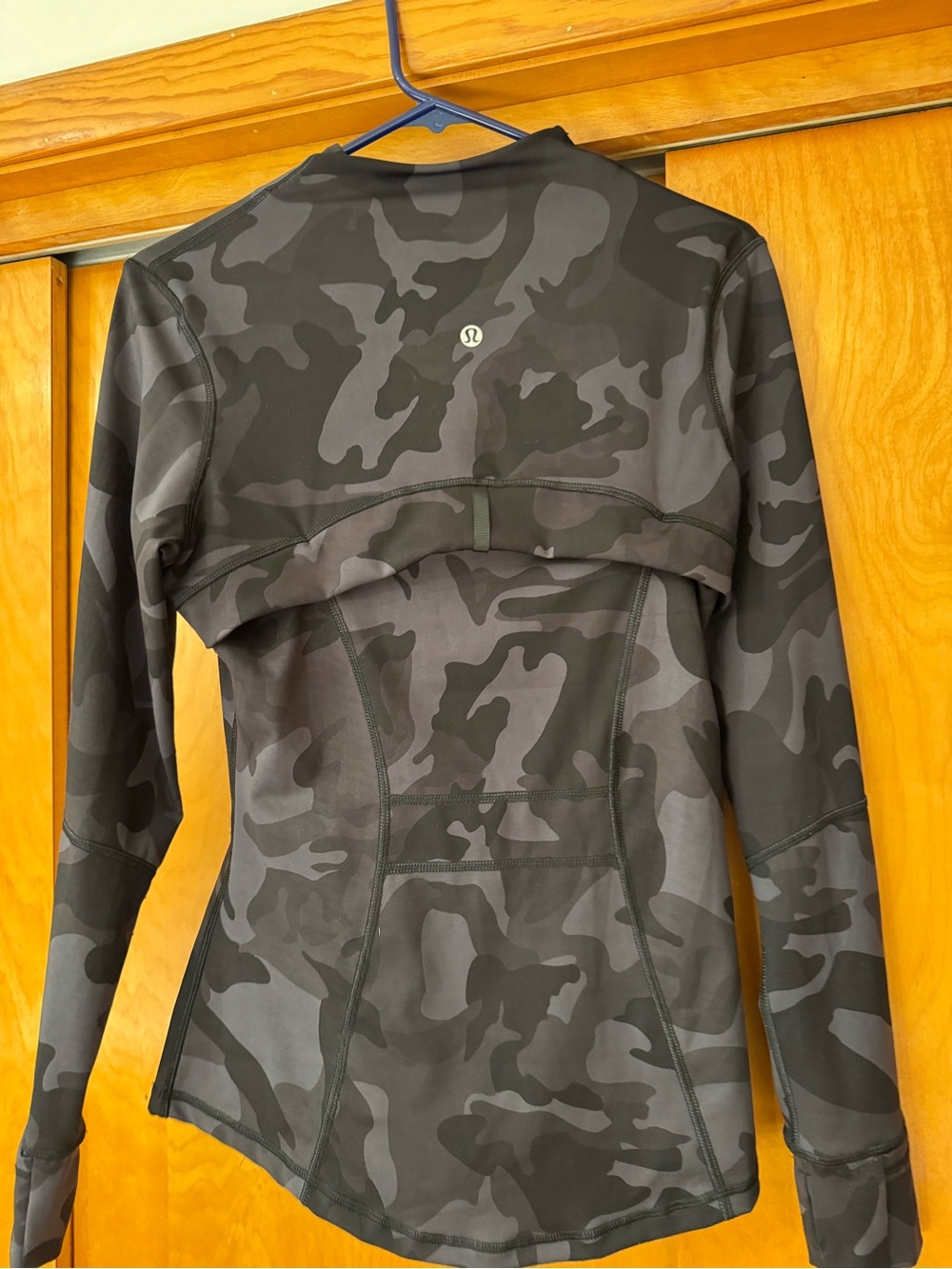 Lululemon Define Jacket Nula Camo Smoky black gray Size 8 - Picture 3 of 4